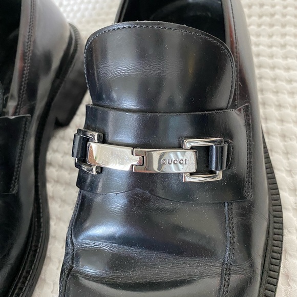 Vintage Men’s Gucci Horsebit Square Toe Loafers - Picture 5 of 12